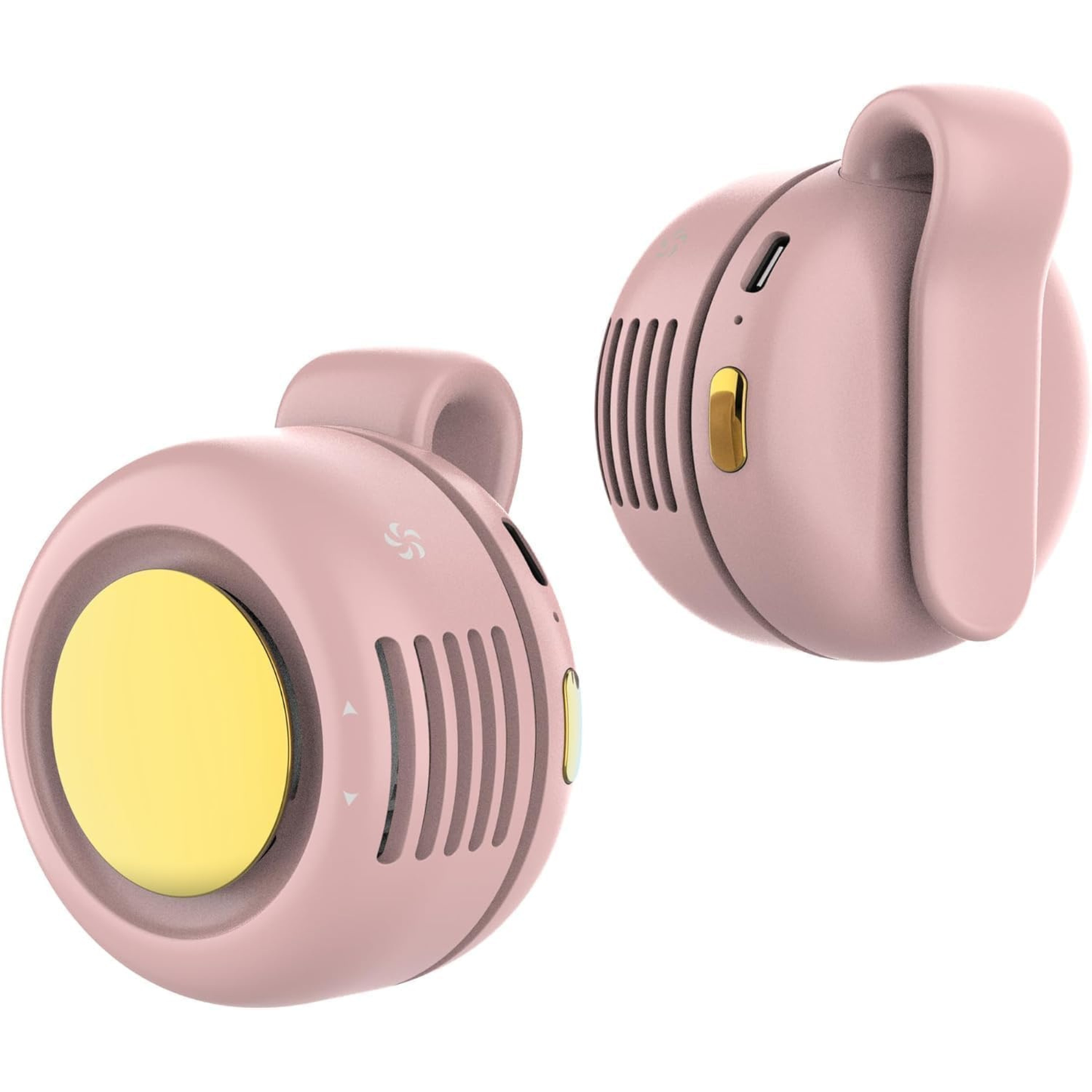 This portable, silent, bladeless mini fan can be clipped to a shirt or waistband. Compact and portable, it features three adjustable wind speeds, making it ideal for outdoor activities, travel, and the office.🌴