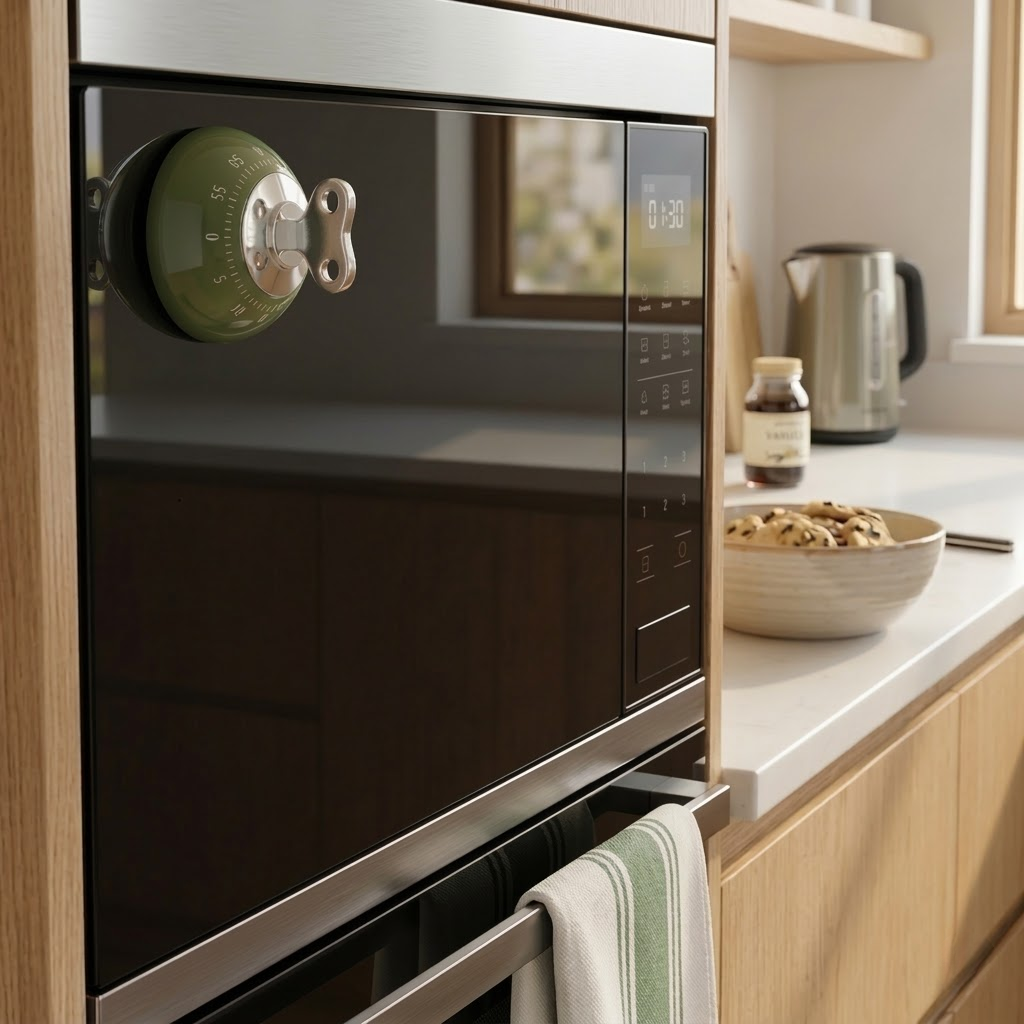 Magnetic Mechanical Kitchen Timer - 60-Minute Countdown