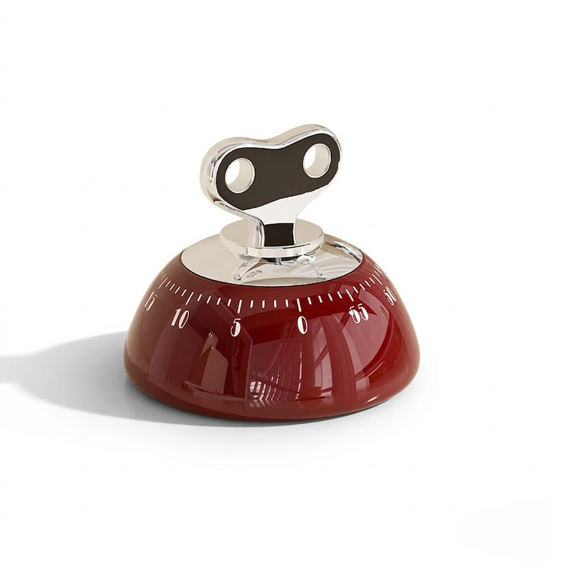 Magnetic Mechanical Kitchen Timer - 60-Minute Countdown