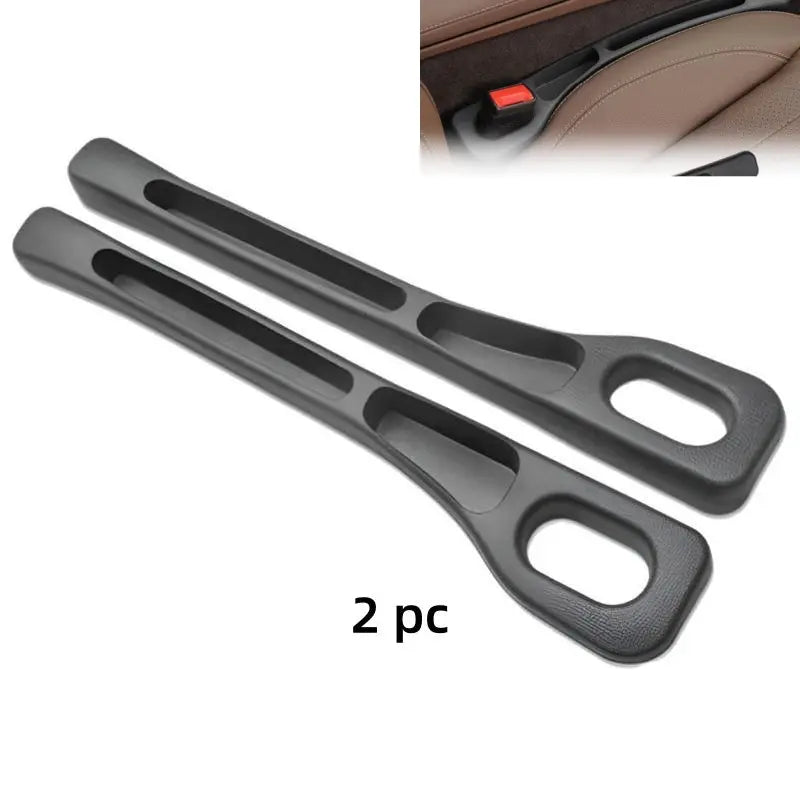 2-Pack Car Seat Gap Filler – Universal PU Leather Car Seat Gap Covers, Car Seat Side Seat Filler to Prevent Items from Falling Out.
