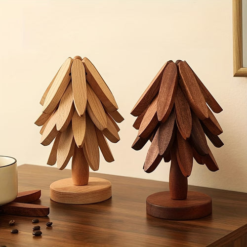Tree-shaped desktop ornament, creative home anti-scalding placemat, heat insulation mat, home decoration🌴
