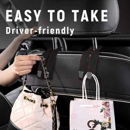 Car seat headrest hooks, car interior accessories, suitable for handbags, wallets, coats, car storage products