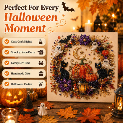 👻✨ Halloween Pearl Art DIY Kit – Turn Tiny Pearls into Spooky-Cute Magic