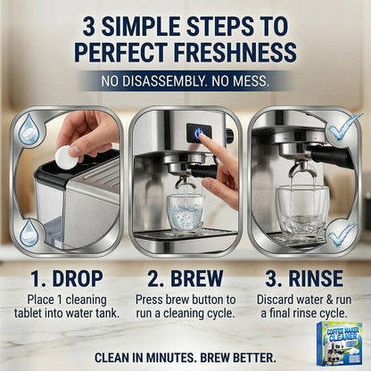 Clean Hidden Coffee Oils & Limescale in One Brew Cycle