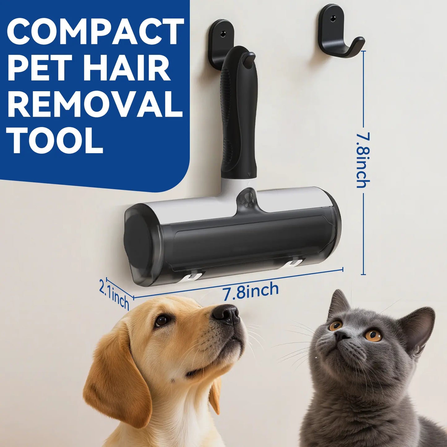Pet Hair Removal Tool-Reusable Lint Roller for Pet Hai-Remove Pet Hair in Seconds