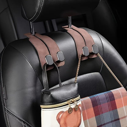 Car seat headrest hooks, car interior accessories, suitable for handbags, wallets, coats, car storage products