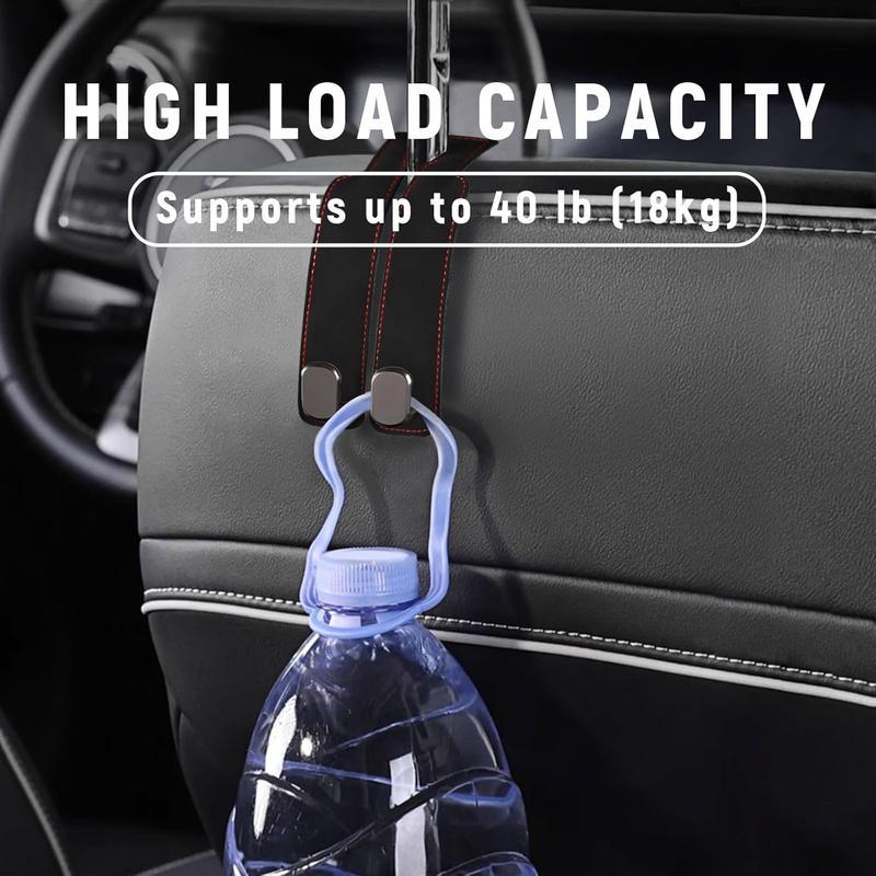 Car seat headrest hooks, car interior accessories, suitable for handbags, wallets, coats, car storage products