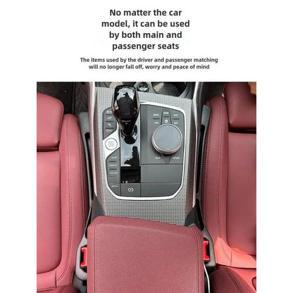 2-Pack Car Seat Gap Filler – Universal PU Leather Car Seat Gap Covers, Car Seat Side Seat Filler to Prevent Items from Falling Out.