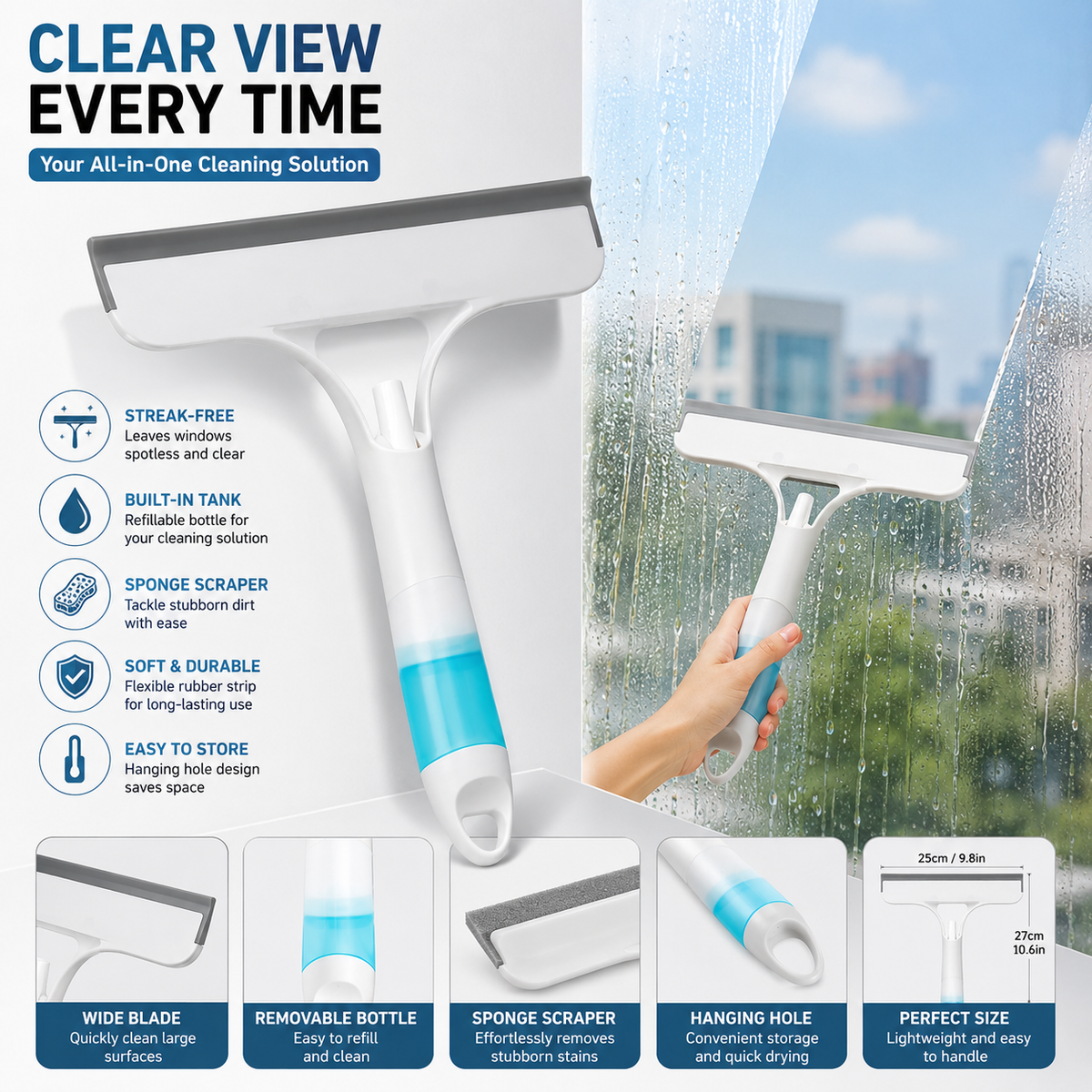 Cleaning Spray Brush 3 in 1