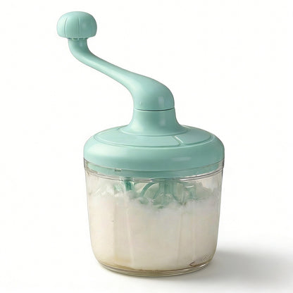 Semi-Automatic Hand-Crank Egg Whisk & Cream Whipper