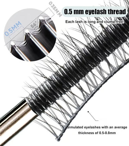 💞👁️ Waterproof fiber mascara for natural volume, curl, and smudge-proof wear. 💖