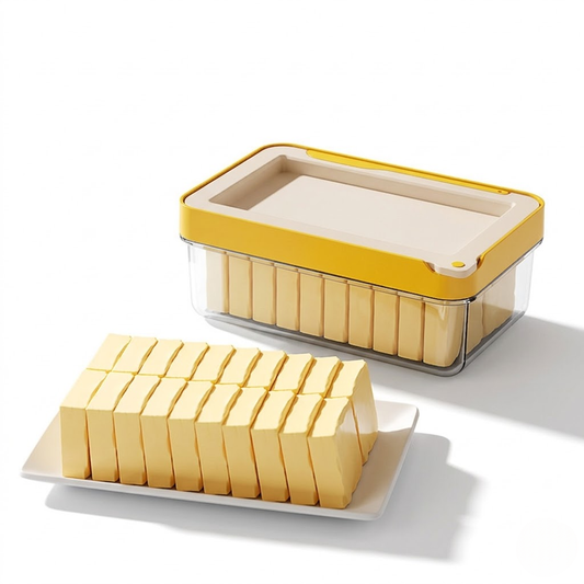 2-in-1 Precision Butter Cutter & Airtight Fresh-Keeping Storage Box