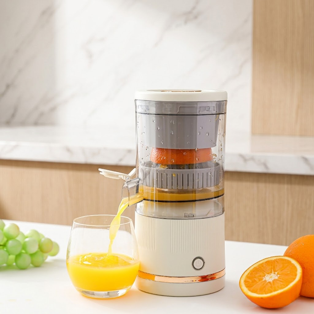 Portable Electric Citrus Juicer – Automatic Fruit Squeezer