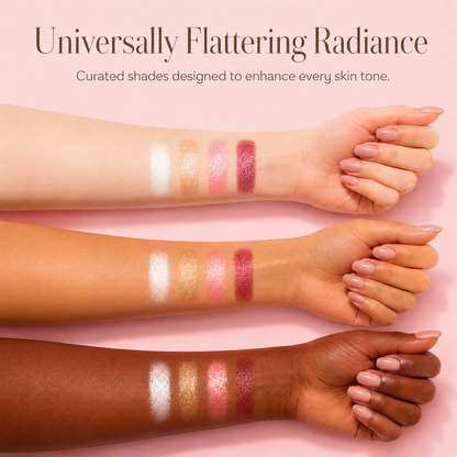 ✨ Last Day Buy 2 Get 1 Free ✨Glow Wardrobe Highlighting Eye & Cheek Palette🎉