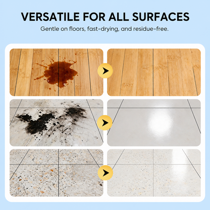 Efficient Floor Cleaning Tablets-Multi-Surface Solution (Lemon Scent)