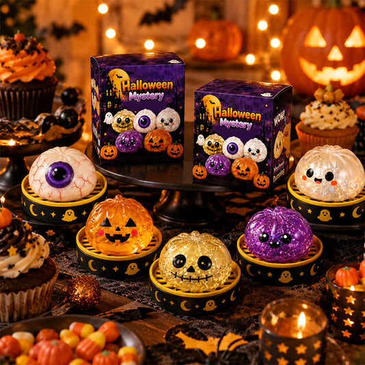 🎃 Halloween Squishy Blind Box — Slow-Rise Dumpling Squeeze Toy