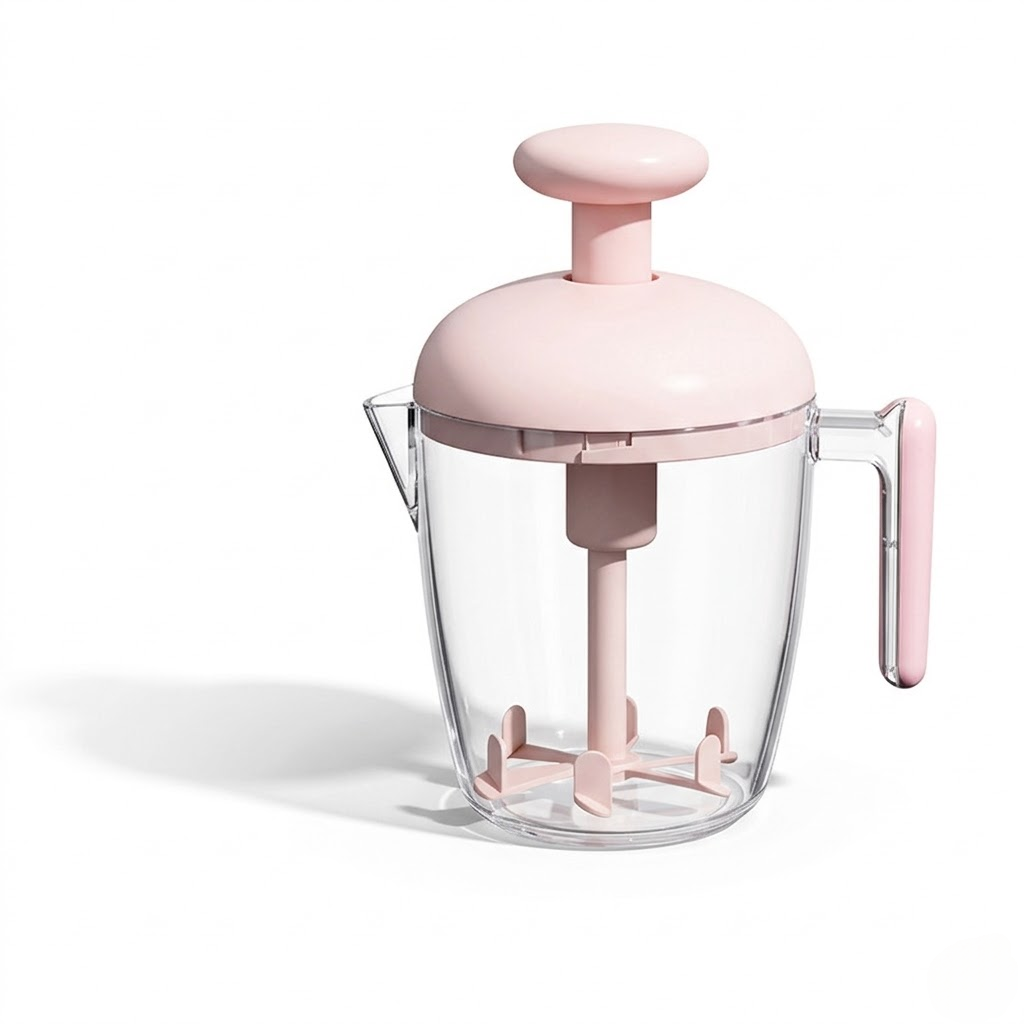 Multi-Functional Semi-Automatic Press-Type Egg Whisk