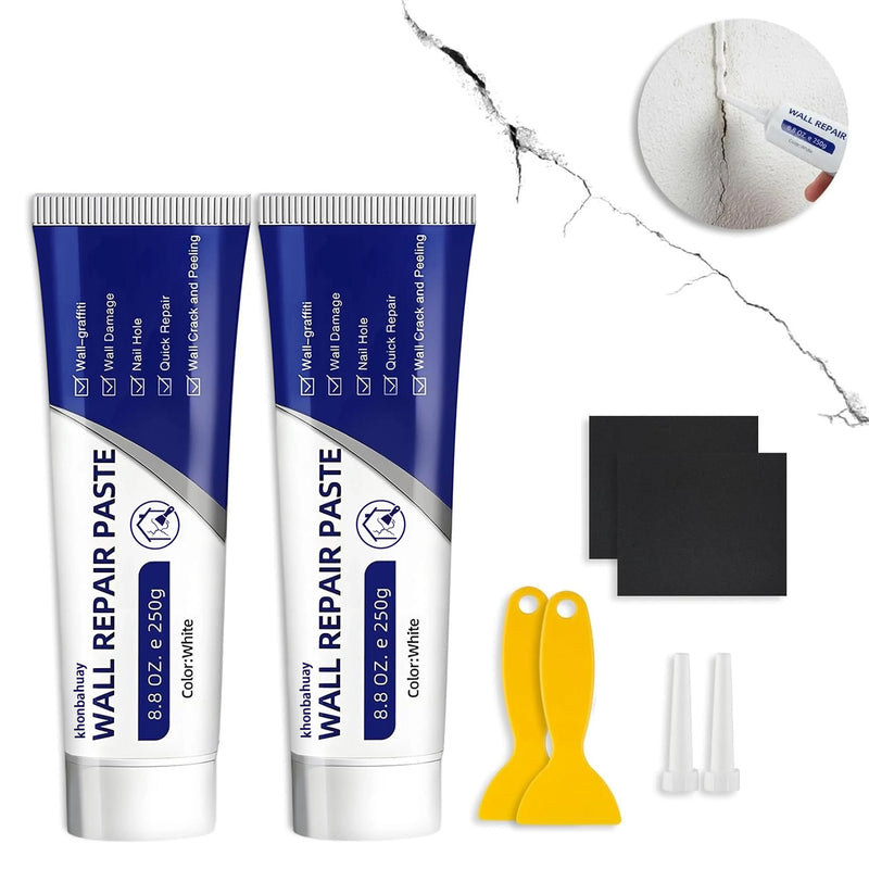 Seamless Wall Repair Kit: Quick-Dry Paste for Cracks & Nail Holes🍃