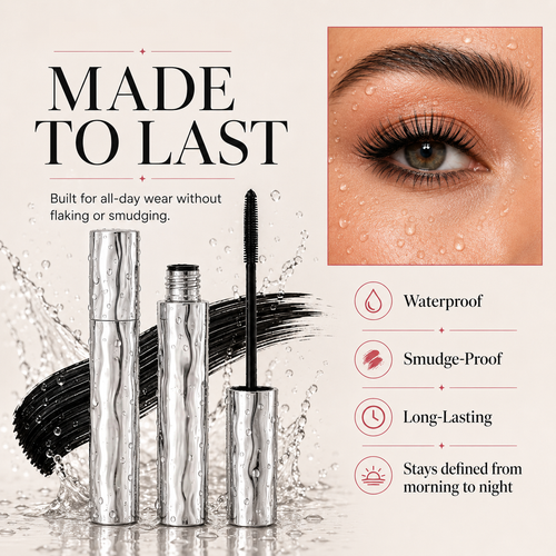 💞BUY 1 GET 1 FREE,Waterproof fiber mascara for natural volume, curl, and smudge-proof wear