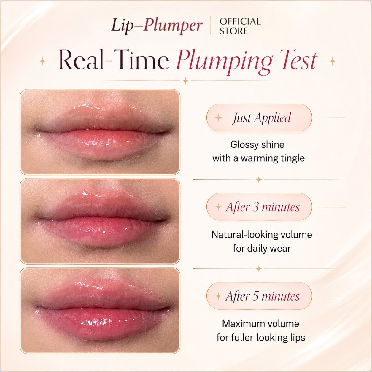 💋 2026 New GEZRIA Spicy Lip Plumper Gloss — Fuller-Looking Lips In Minutes