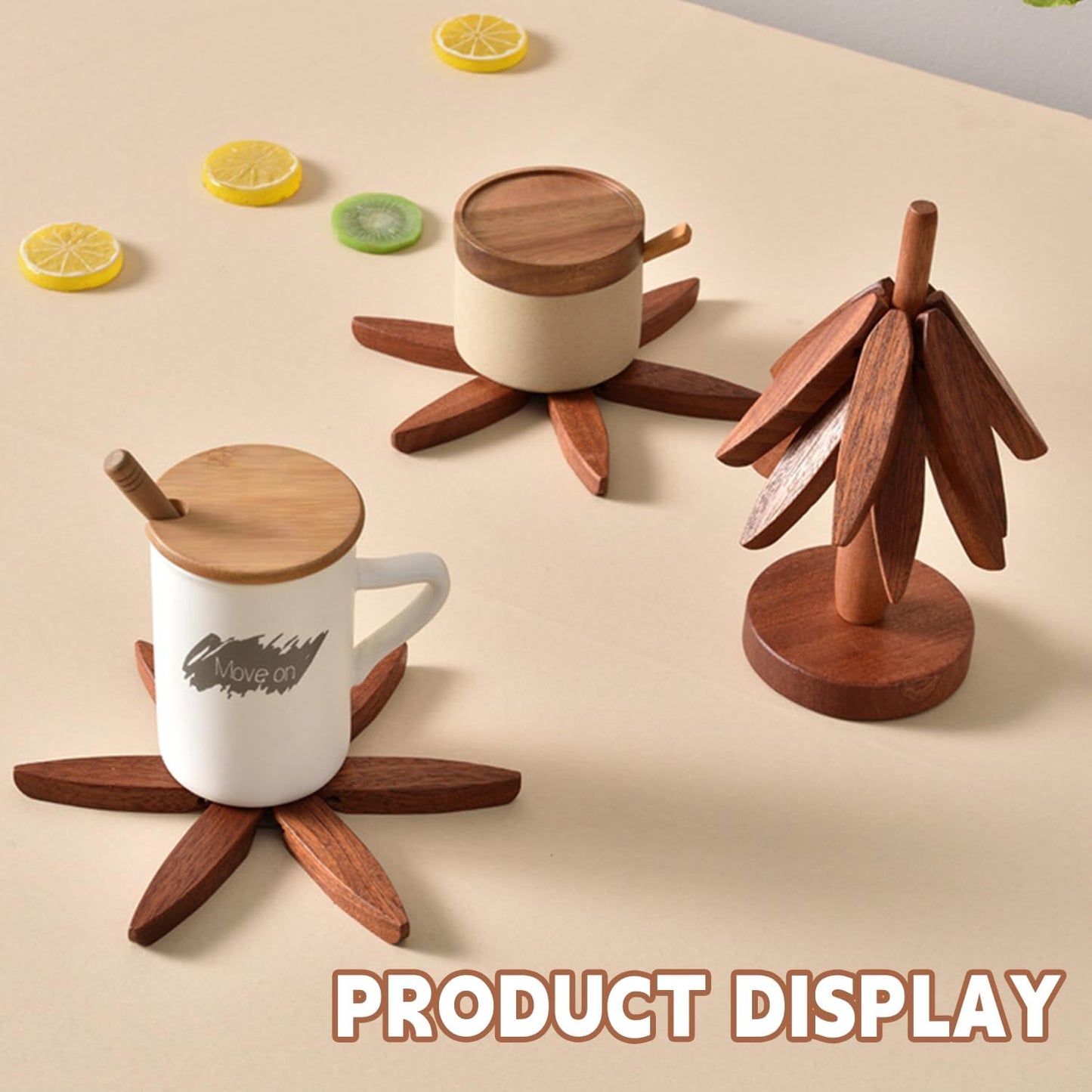 Tree-shaped desktop ornament, creative home anti-scalding placemat, heat insulation mat, home decoration🌴