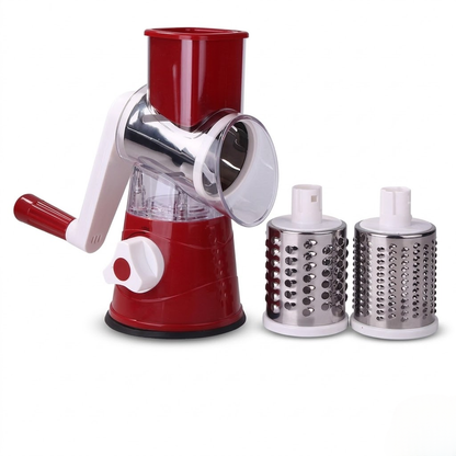 3-in-1 Multifunctional Rotary Drum Vegetable Slicer & Grater
