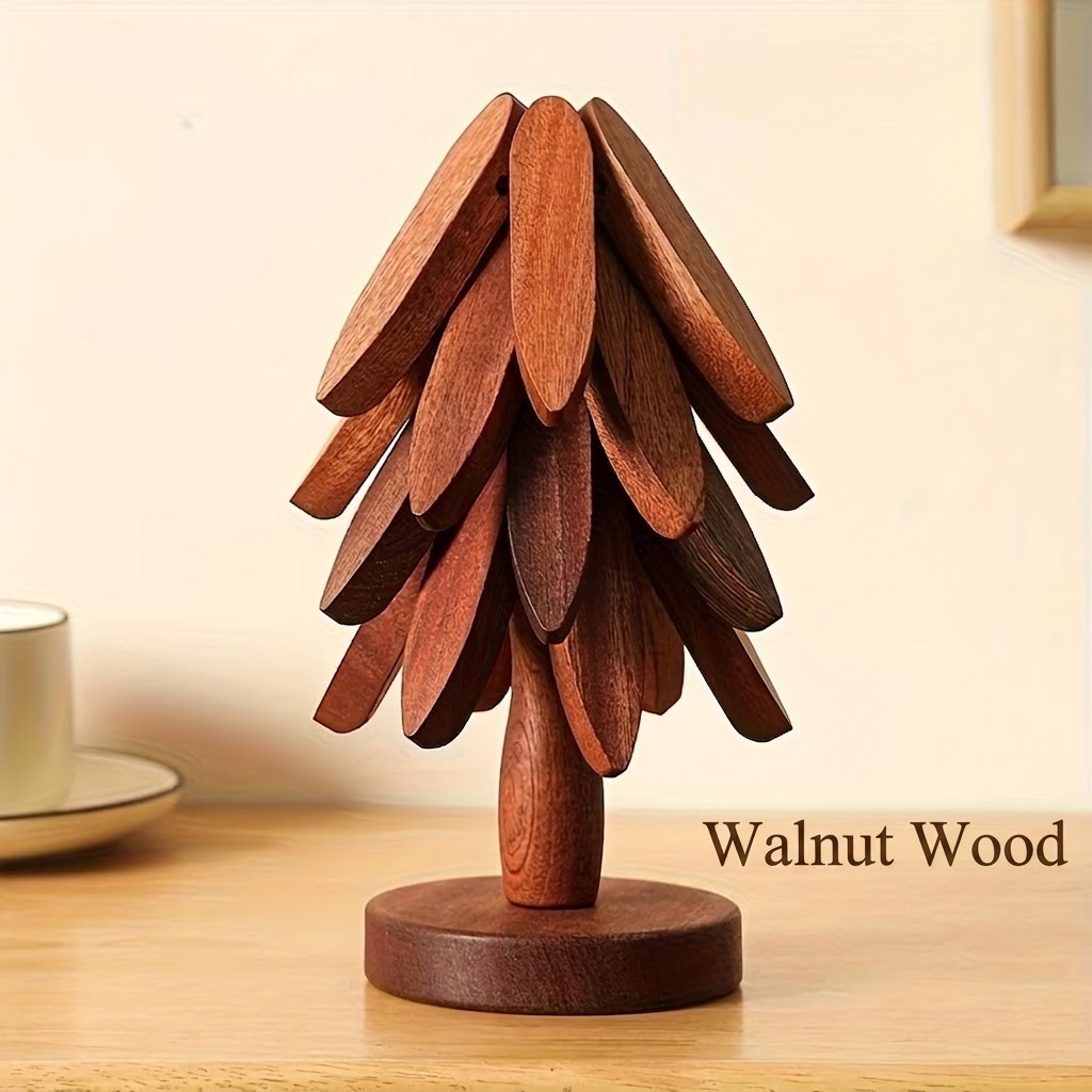 Tree-shaped desktop ornament, creative home anti-scalding placemat, heat insulation mat, home decoration🌴