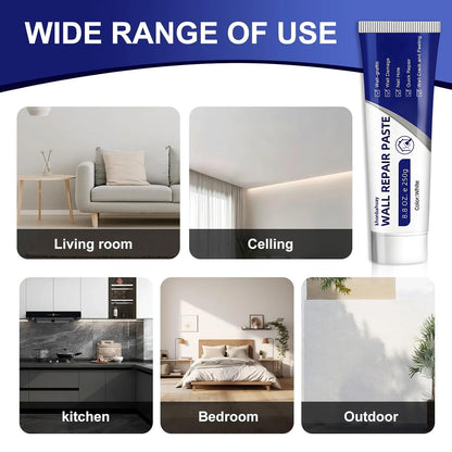 Seamless Wall Repair Kit: Quick-Dry Paste for Cracks & Nail Holes🍃