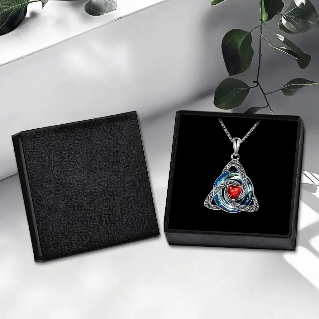 Personalized Celtic Knot Birthstone Necklace 🎁