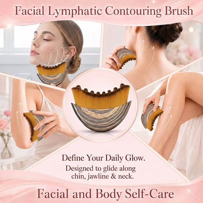 ✨ Last Day Buy 2 Get 1 Free ✨Facial Lymphatic Contouring Brush