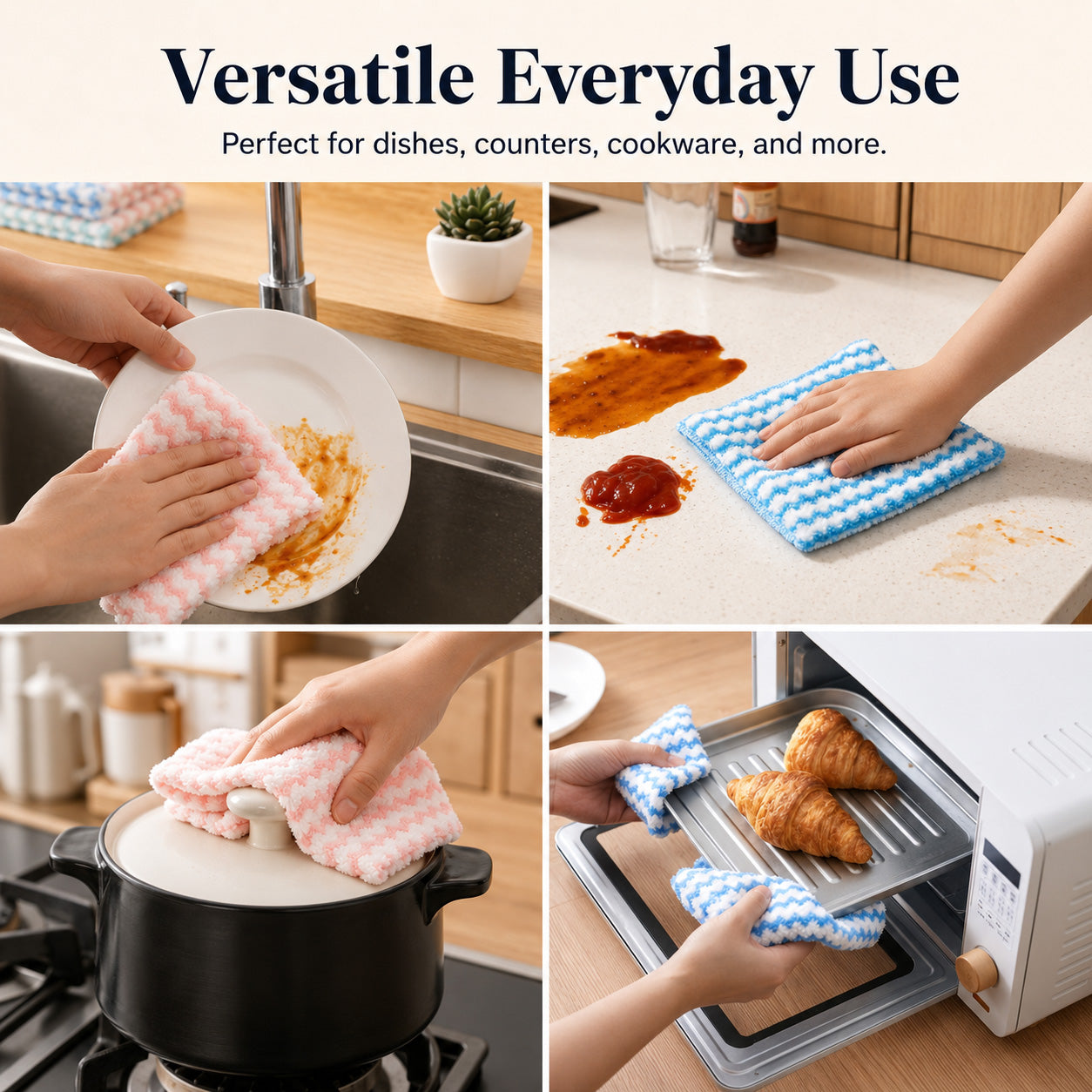 Magic Microfiber Cleaning Kitchen Towel