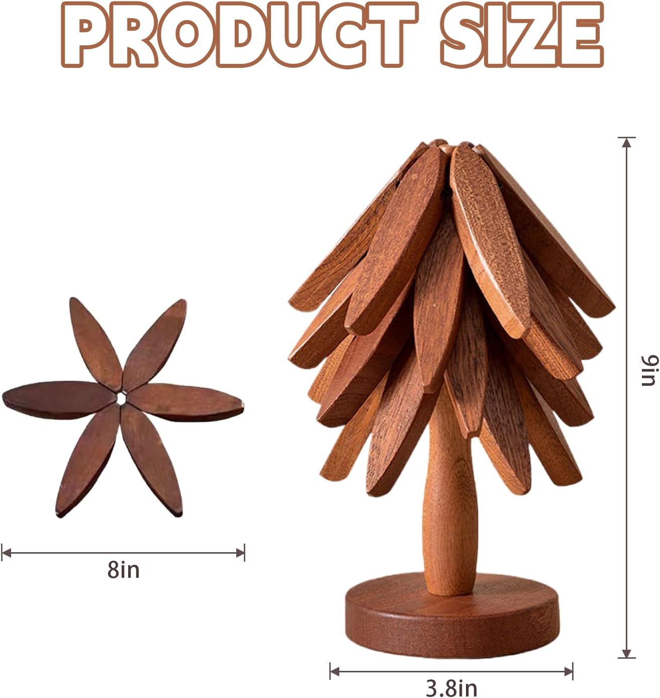 Tree-shaped desktop ornament, creative home anti-scalding placemat, heat insulation mat, home decoration🌴