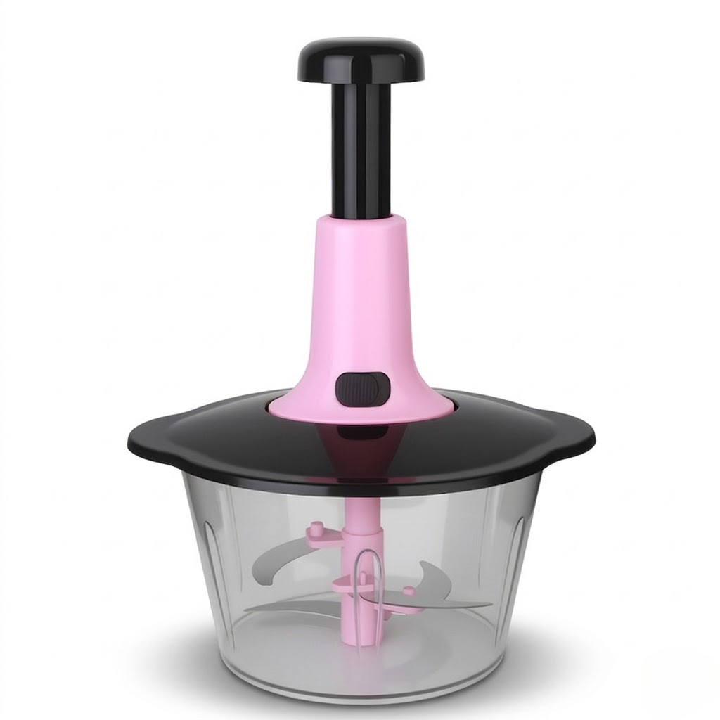 Speedy Press-Powered Meat Grinder