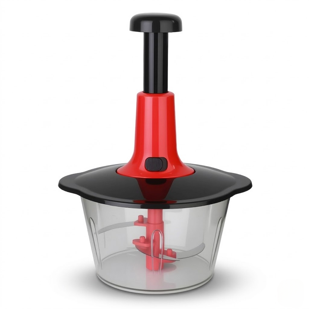 Speedy Press-Powered Meat Grinder