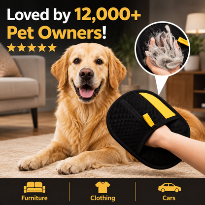 Reusable Pet Hair Removal Gloves