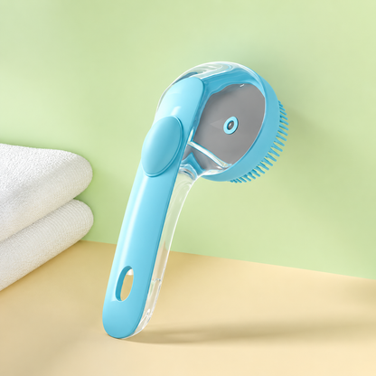 🐱2-in-1 Pet Bath Massage Brush with Shampoo Dispenser🐶