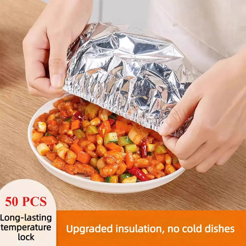 ⏰️Flash-Sale⚡Home dining table & food container aluminum foil heat-retaining cover⚡-YTY5