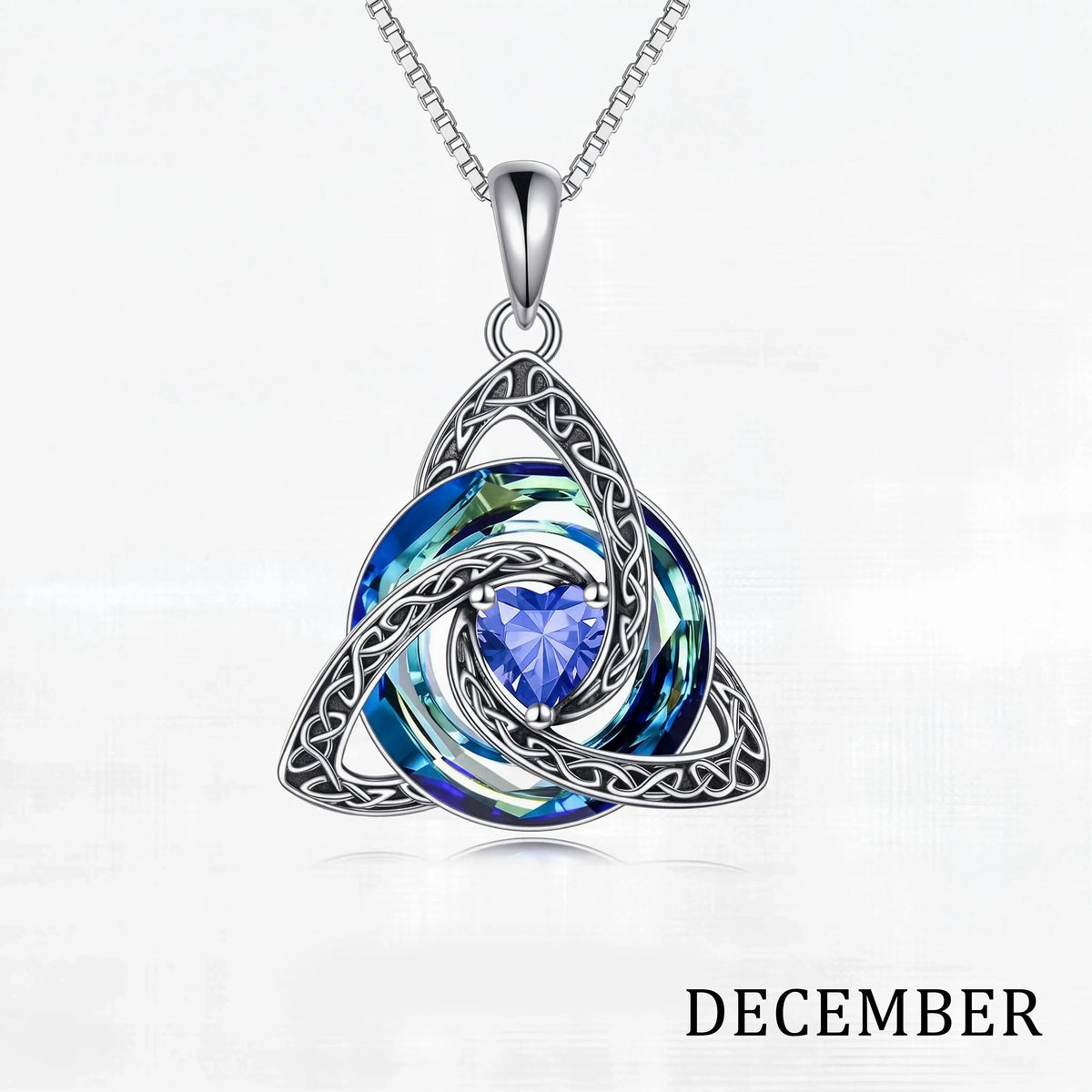 Personalized Celtic Knot Birthstone Necklace 🎁