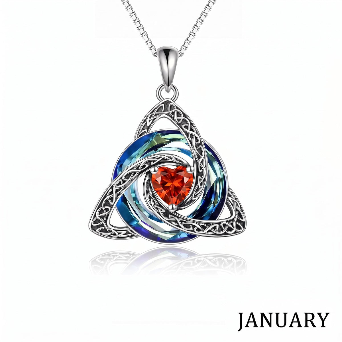 Personalized Celtic Knot Birthstone Necklace 🎁