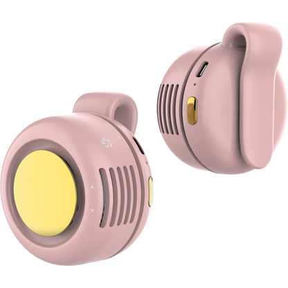 This portable, silent, bladeless mini fan can be clipped to a shirt or waistband. Compact and portable, it features three adjustable wind speeds, making it ideal for outdoor activities, travel, and the office.🌴