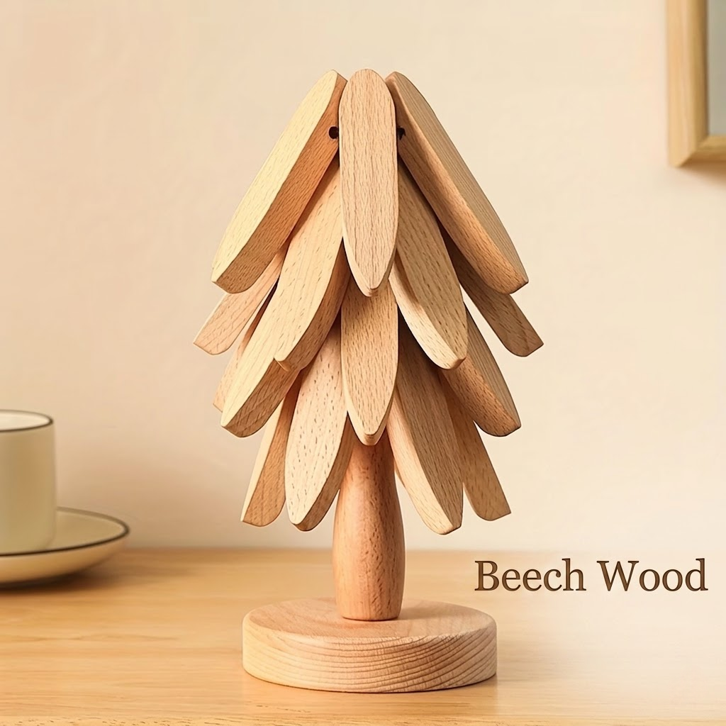 Tree-shaped desktop ornament, creative home anti-scalding placemat, heat insulation mat, home decoration🌴
