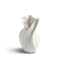 Modern Sculptural Twisted Ceramic Vase