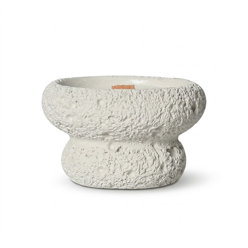 Nordic Concrete Mushroom Candle Holder