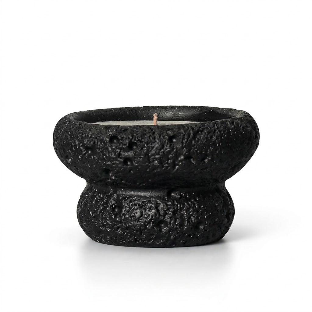 Nordic Concrete Mushroom Candle Holder