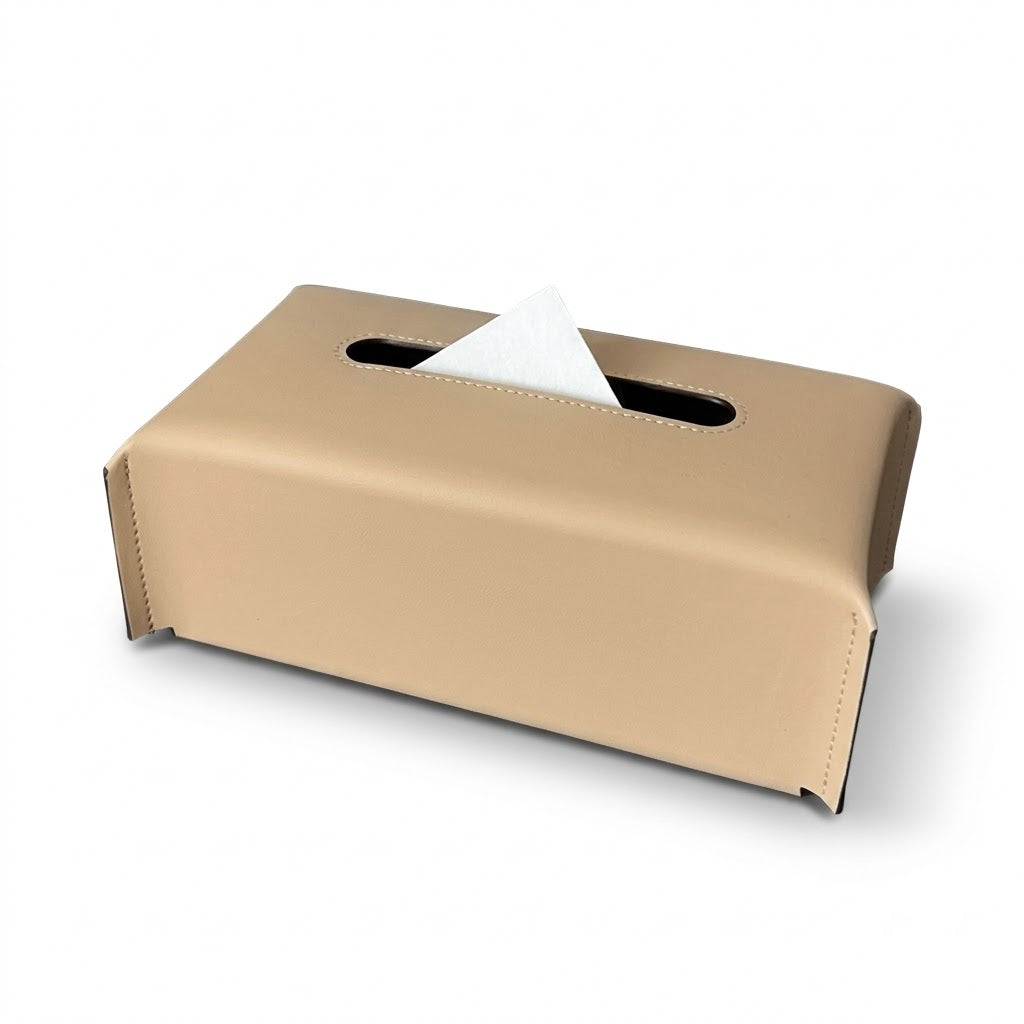 Modern Luxury Leather Tissue Box