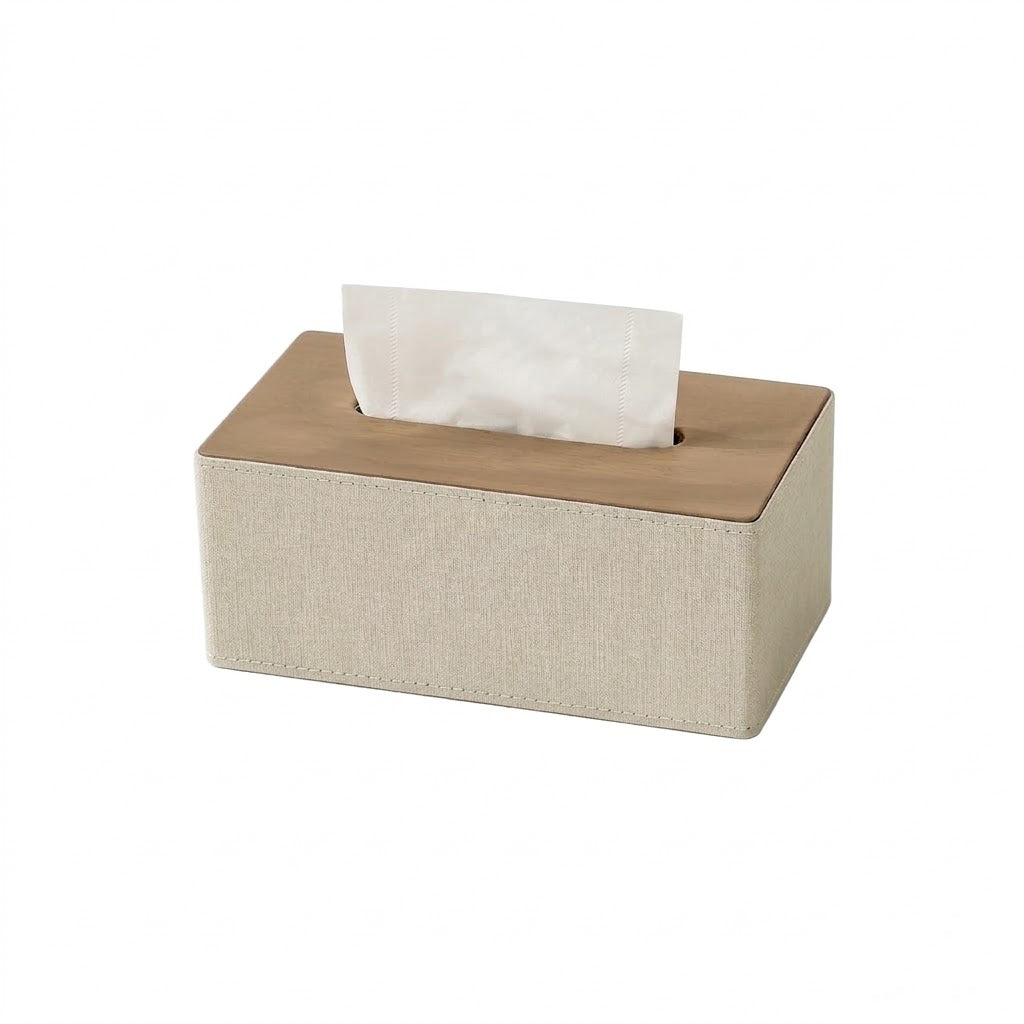 Nordic Faux Leather Tissue Box