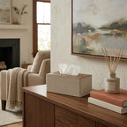 Nordic Faux Leather Tissue Box